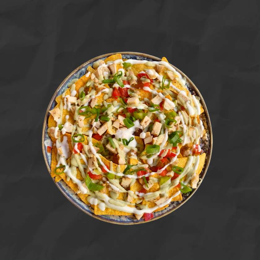 Nachos su kepta vištiena