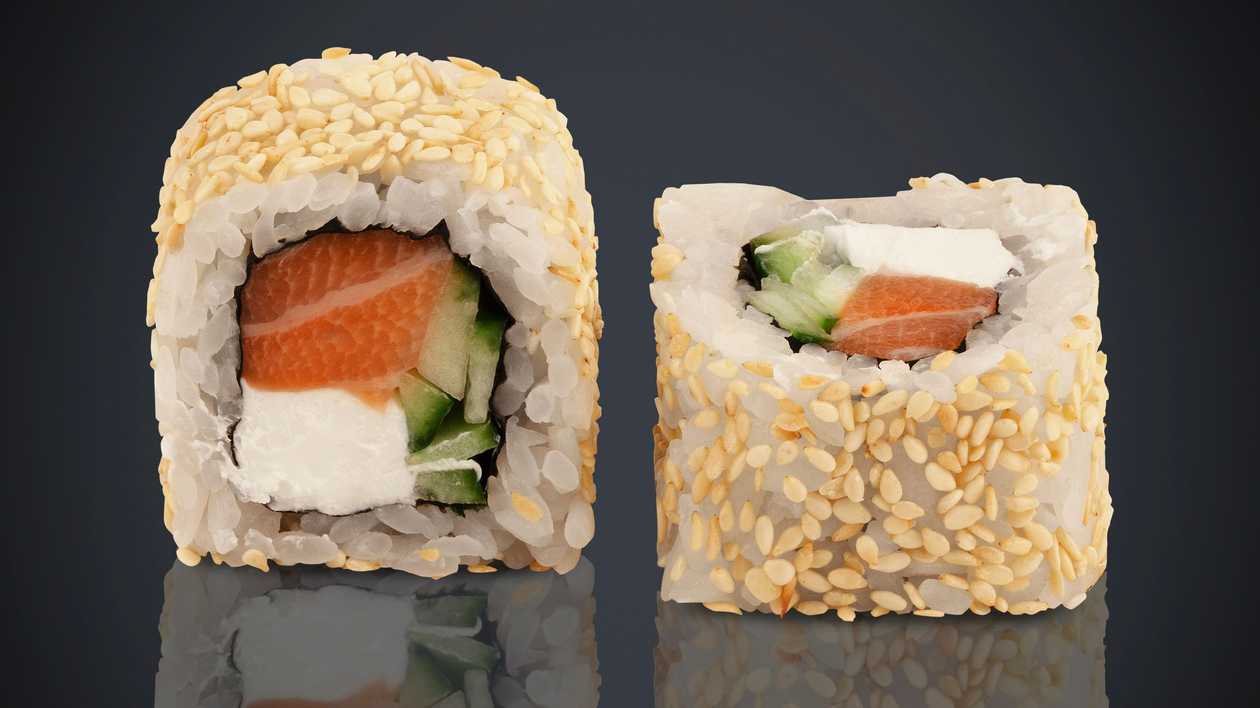 Philadelphia With Sesame Seeds