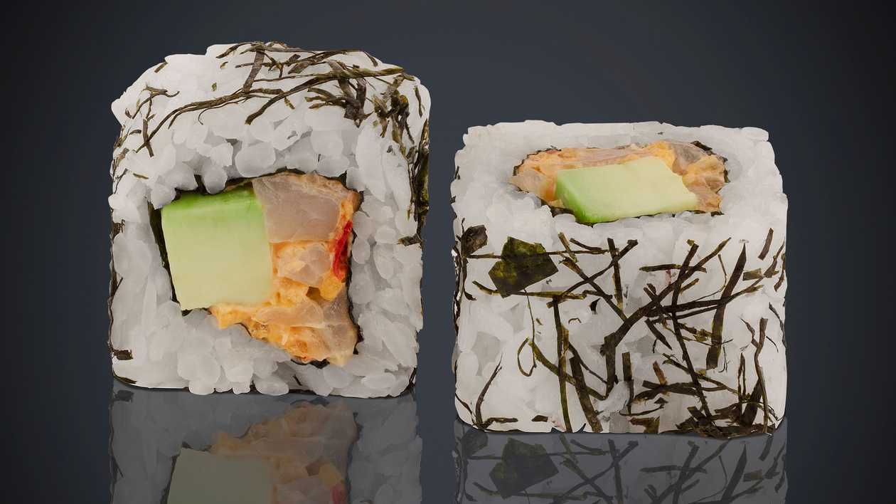 Roll With Spicy Seabass