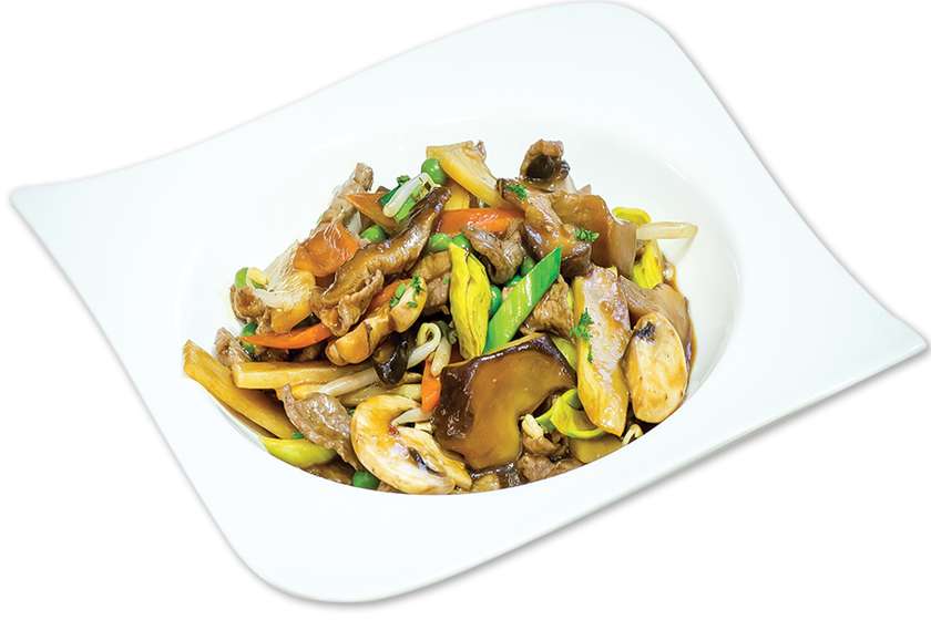 Beef with mushrooms