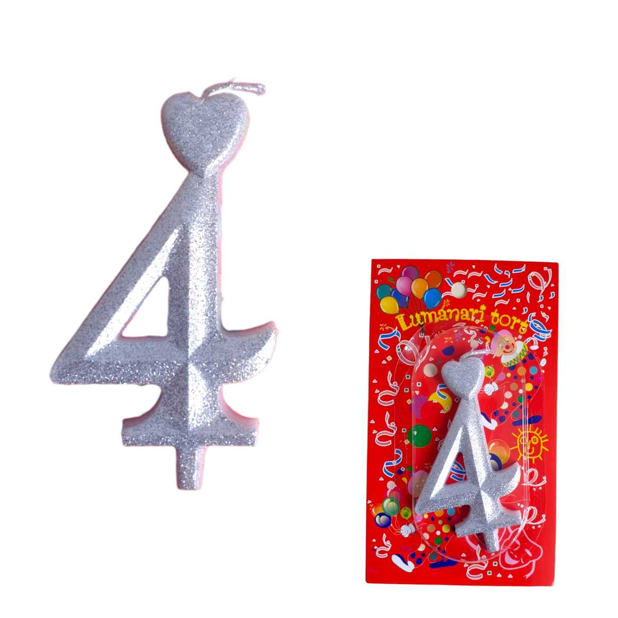 Cake candle number 4