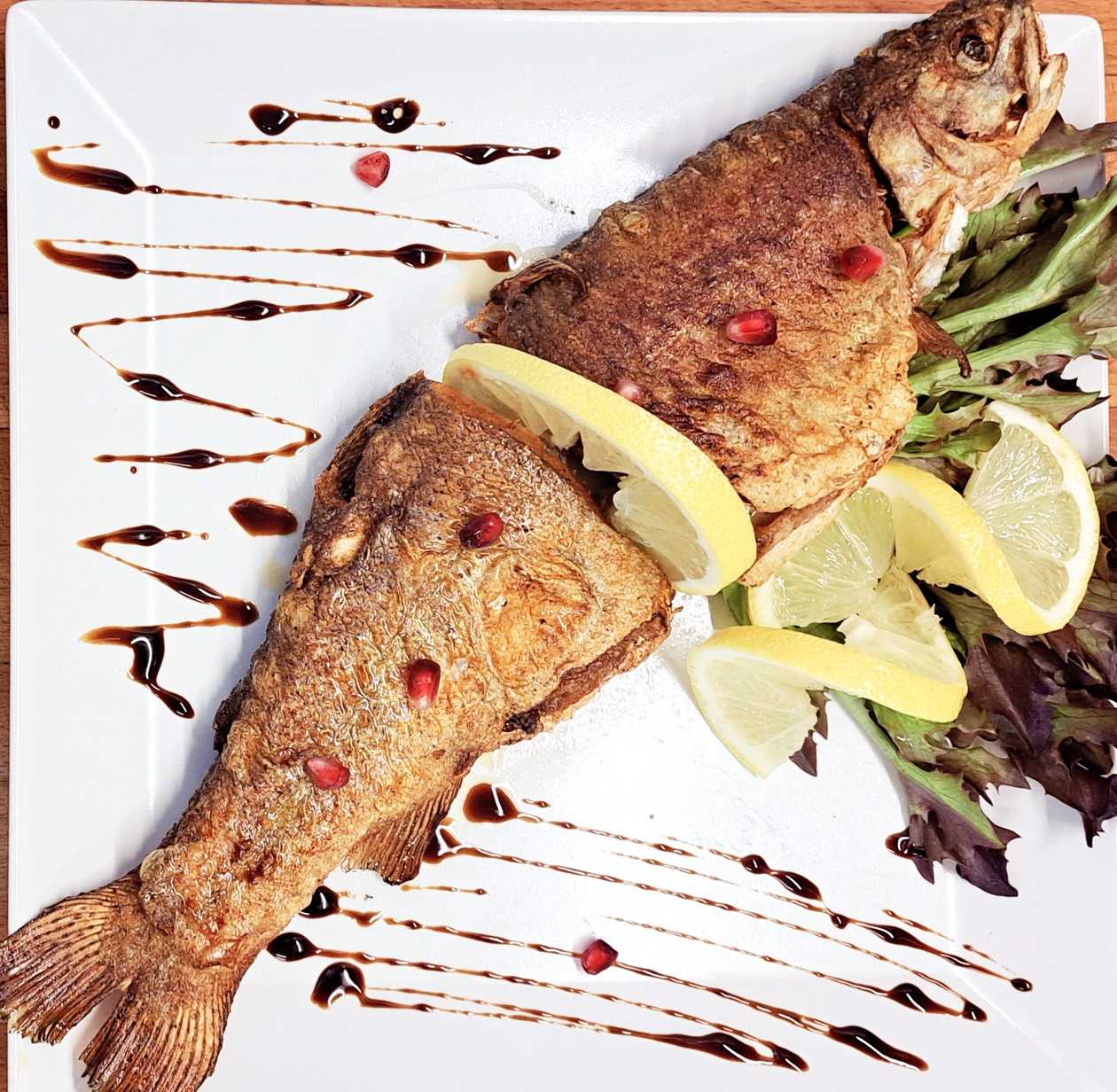 Fried trout
