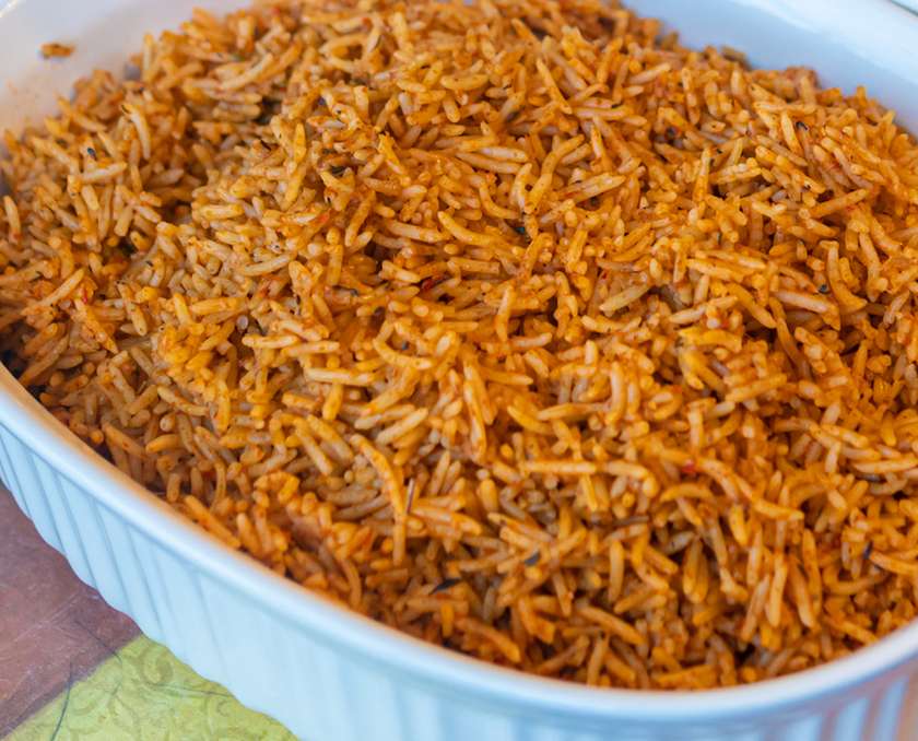 Special Jollof Rice and Sauce