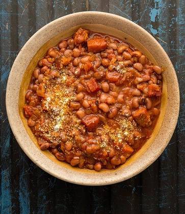 Red Red Beans Stew and Meat