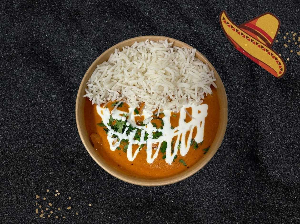 butter chiken curry & rice