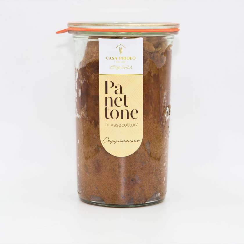 Pyragas CASA PRIOLO Panettone Cappuccino stikliniame inde 0,250