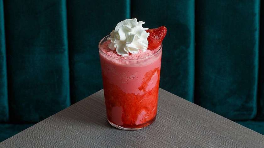 Nutrient-Packed Strawberry Milkshake