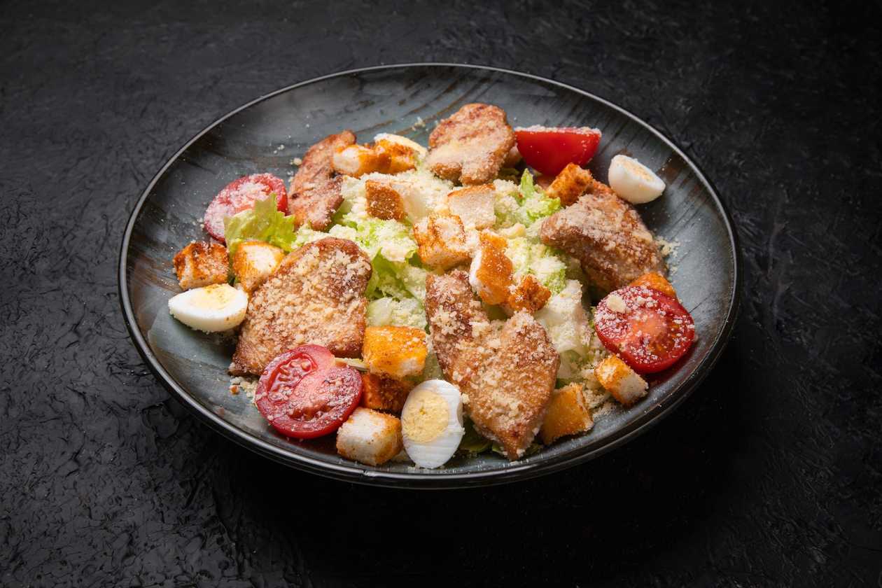 Caesar with chicken