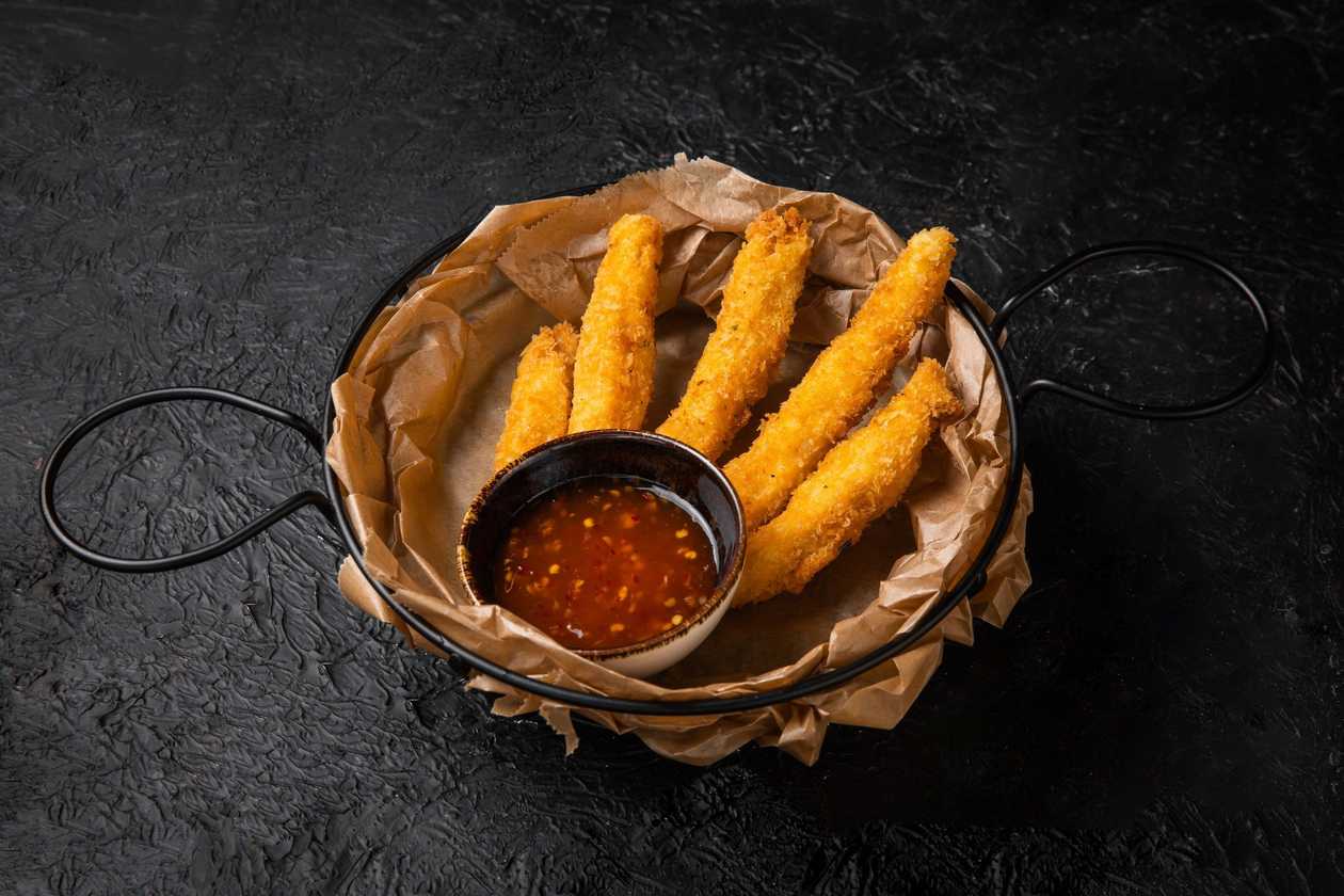 Nuggets with Thai sauce