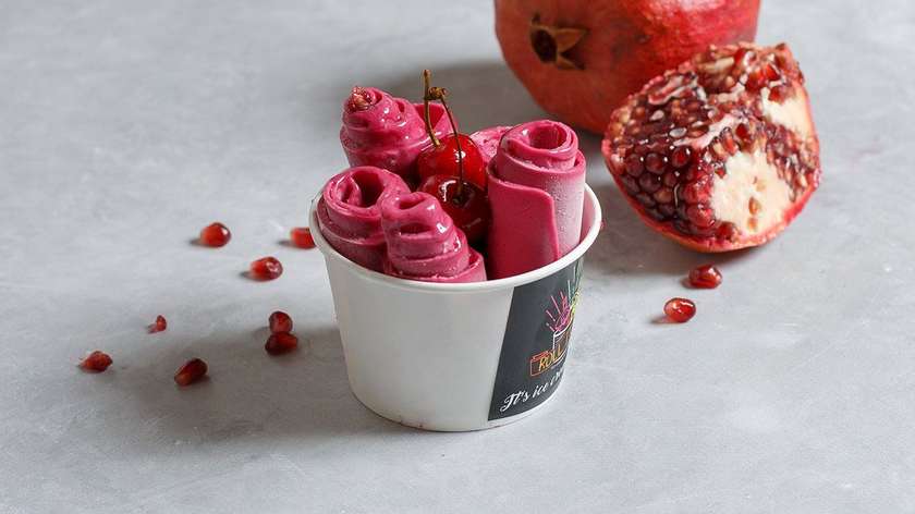 Pomegranate Fusion Ice Cream