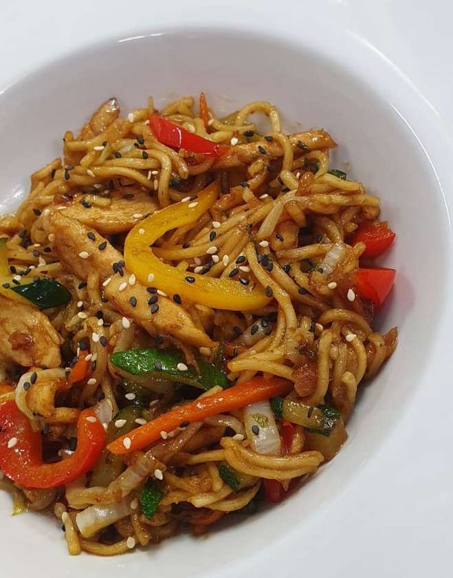 520.Wok with Chicken