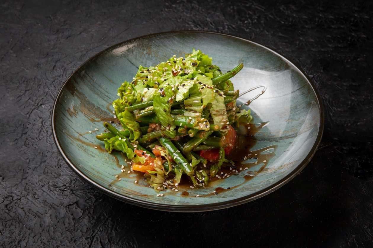 String beans with tomatoes