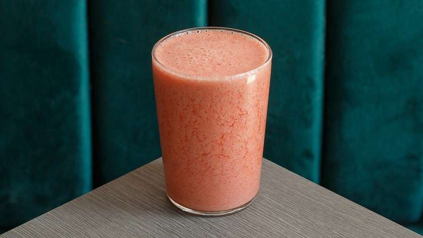 Strawberry Sunrise Delight Smoothie