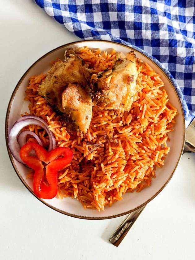 Jollof with Chicken