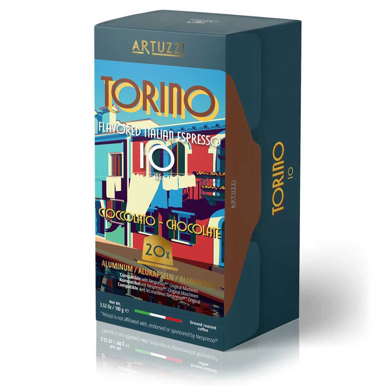 Artuzzi Torino - Chocolate - 20 ALUMINUM PODS