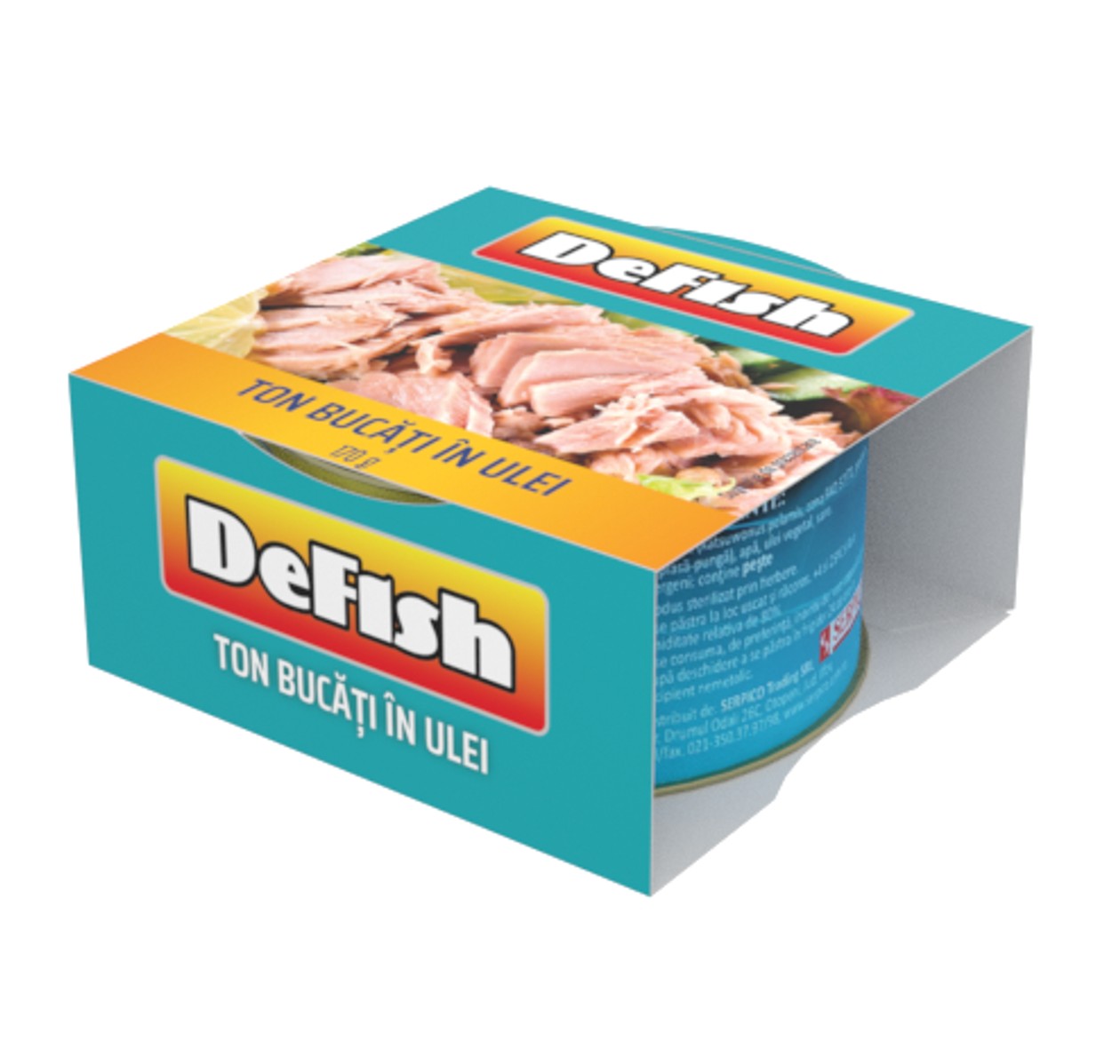 Defish, Tuna Pieces in Oil, 170 g