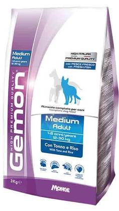 GEMON Medium Adult - WithTuna and Rice 15kg