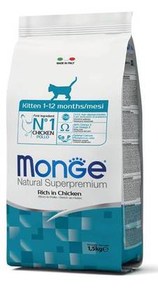 MONGE Kitten Rich in Chicken 10kg