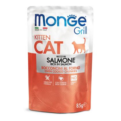 MONGE Chunkies in Jelly Sterilised Rich in Trout 85gr