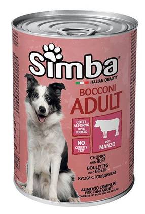 SIMBA DOG Chunks with Beef 1,230gr