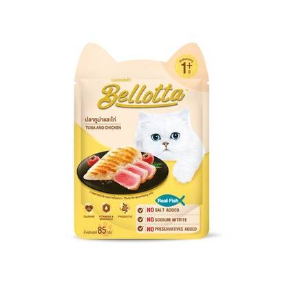Wet cat food pouch