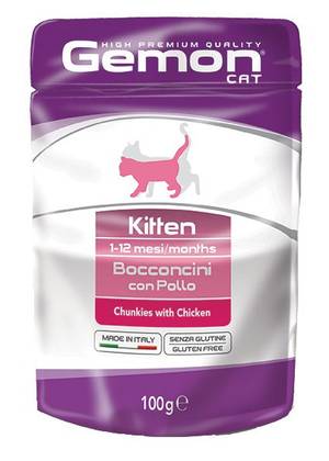 GEMON Kitten - Chunkies With Chicken 100gr