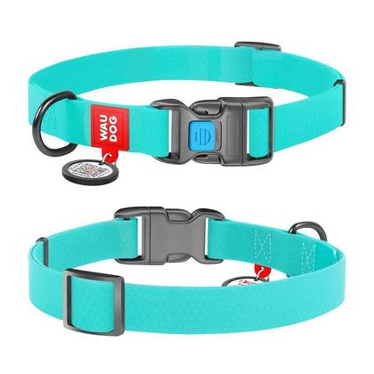 Waterproof dog collar WAUDOG Waterproof QR passport
