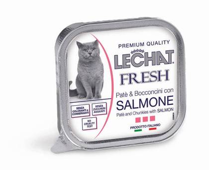 LeChat Excellence Paté and Chunkies with Salmon 100gr