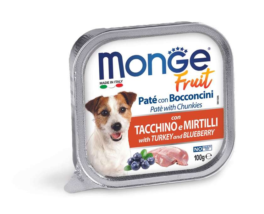 MONGE Fruit Turkey and Blueberry 100gr