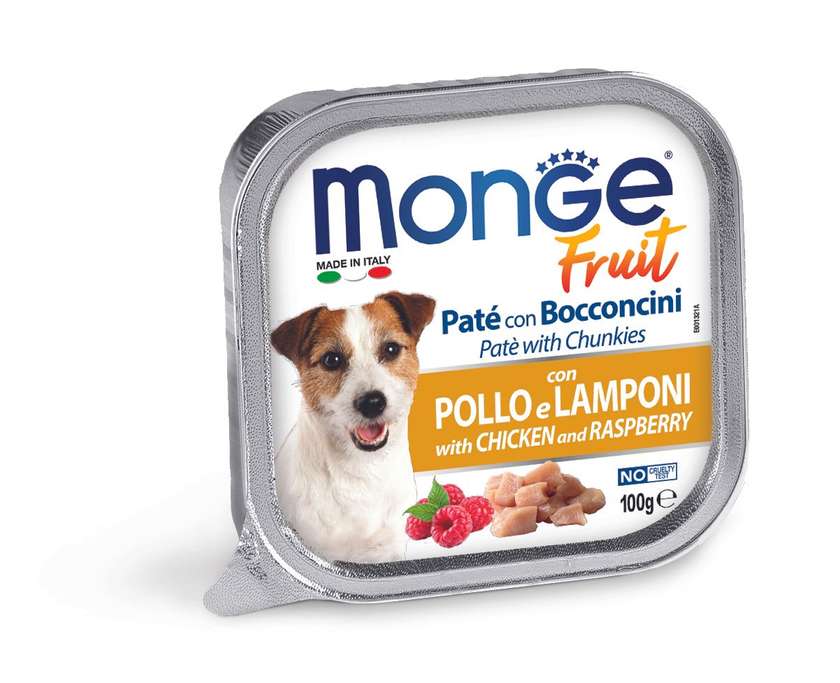 MONGE Fruit Chicken and Raspberry 100gr