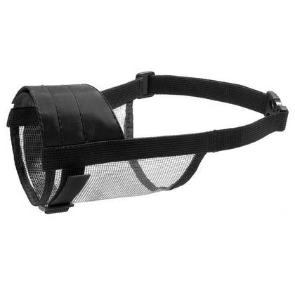 Mesh adjustable nylon collar "Dog Extreme" No. 4 Mastiff)