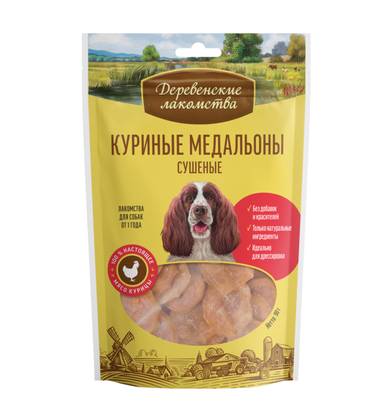 "Derevenskie Lakomstva" - dried medallions of chicken meat