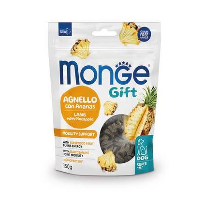 MONGE GIFT Dog Super Monge Mobility support Lamb with pineapple 150gr
