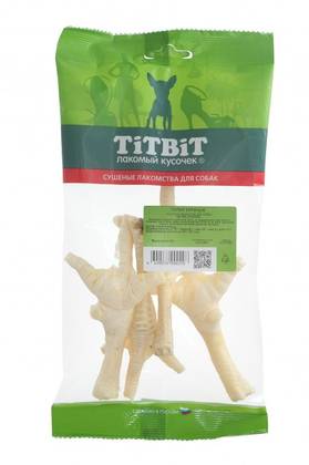 Chicken legs - a snack for dogs