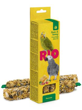 RIO sticks with honey and nuts for parrots