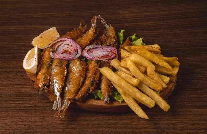 Hamsi Balığı + Kartof fri
