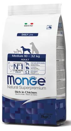 MONGE Medium Adult Rich in Chicken 12kg