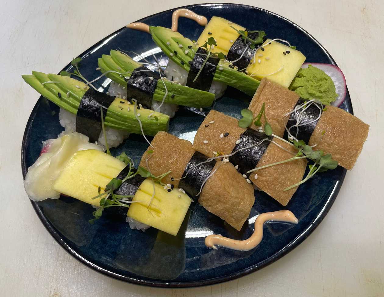 Vegetariano Nigiri 8 peças