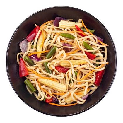 Удон з овочами в устричному соусі