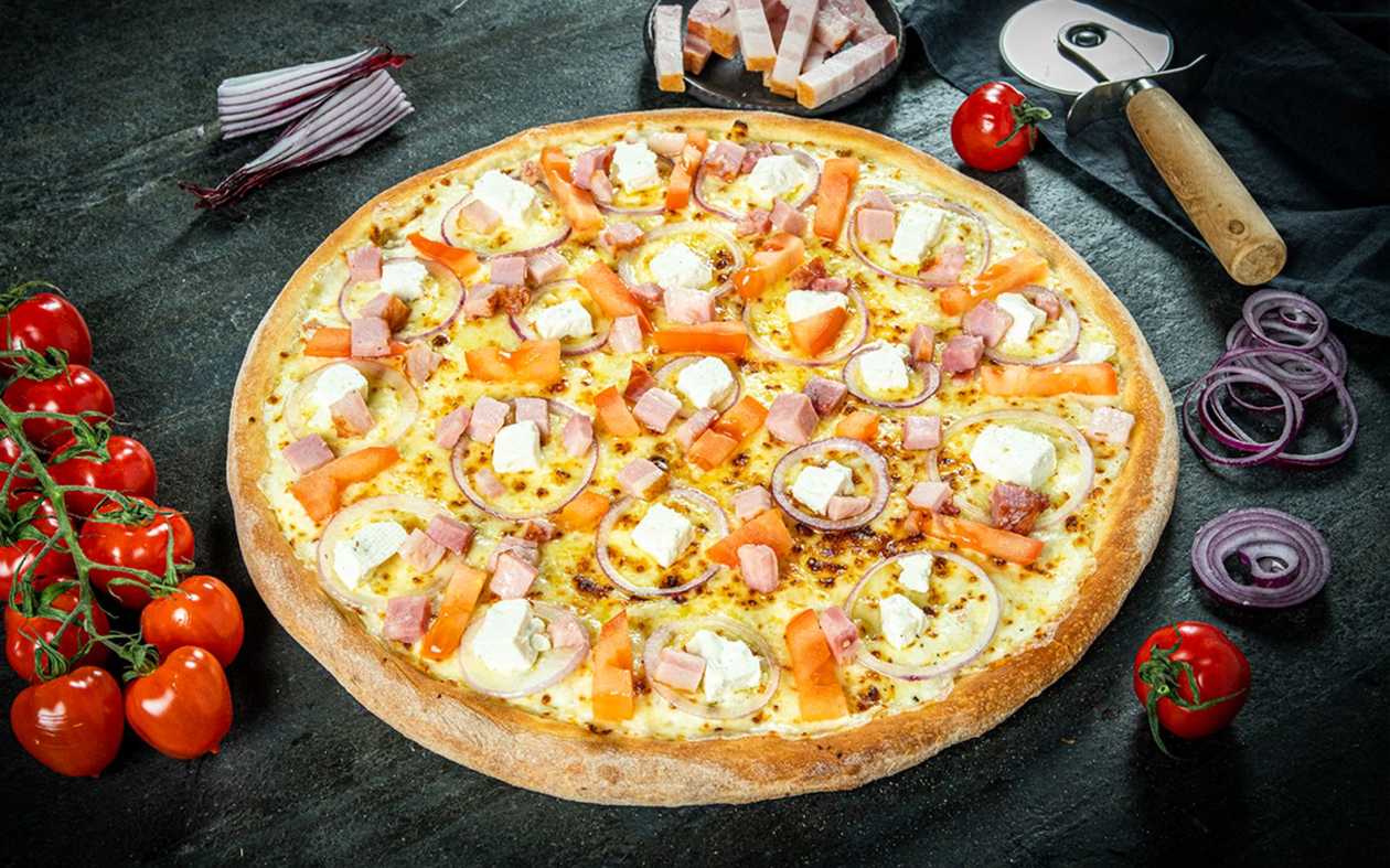 Rustic pizza