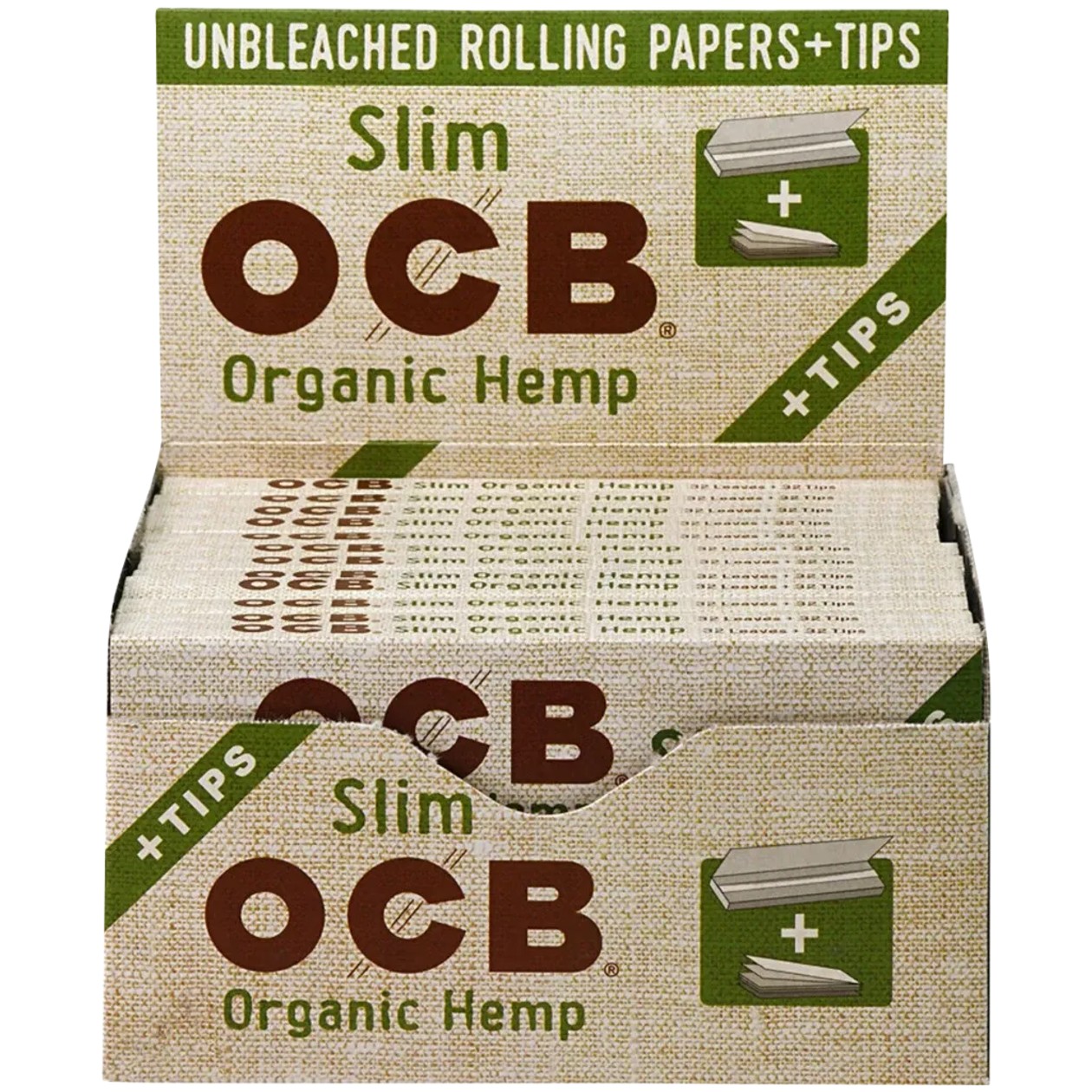 OCB Organic Slim + tips *32 pcs