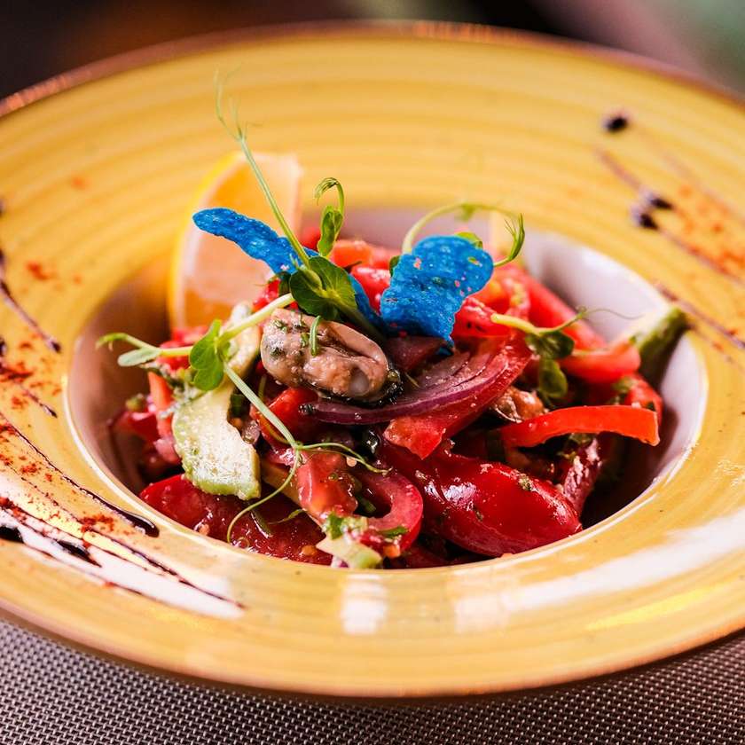 Vegetable Salsa with Mussels