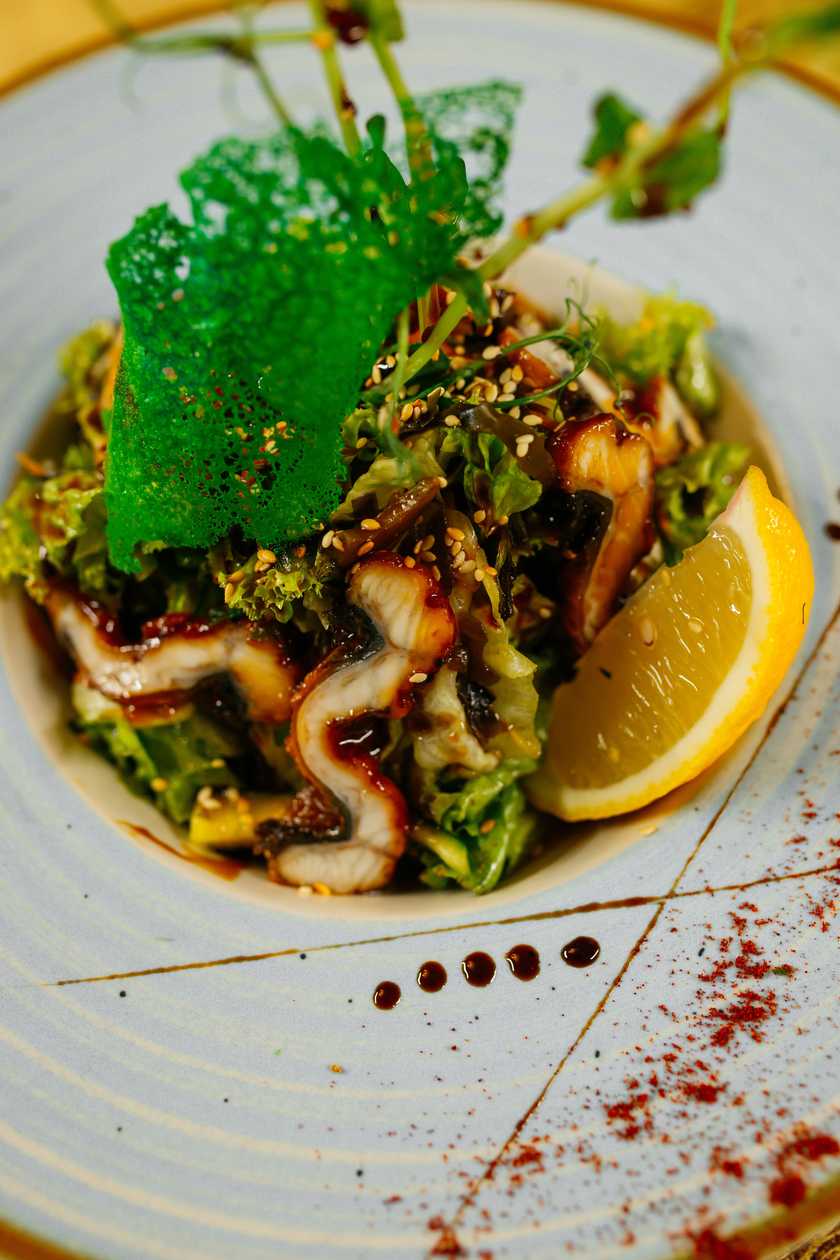 Eel and Seaweed Salad