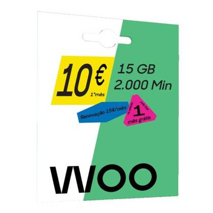 Cartão Woo 15GB