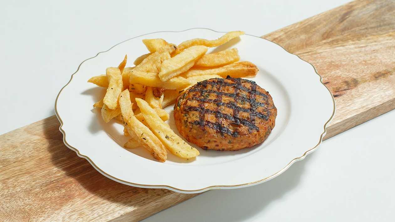 Chicken Burger with Side