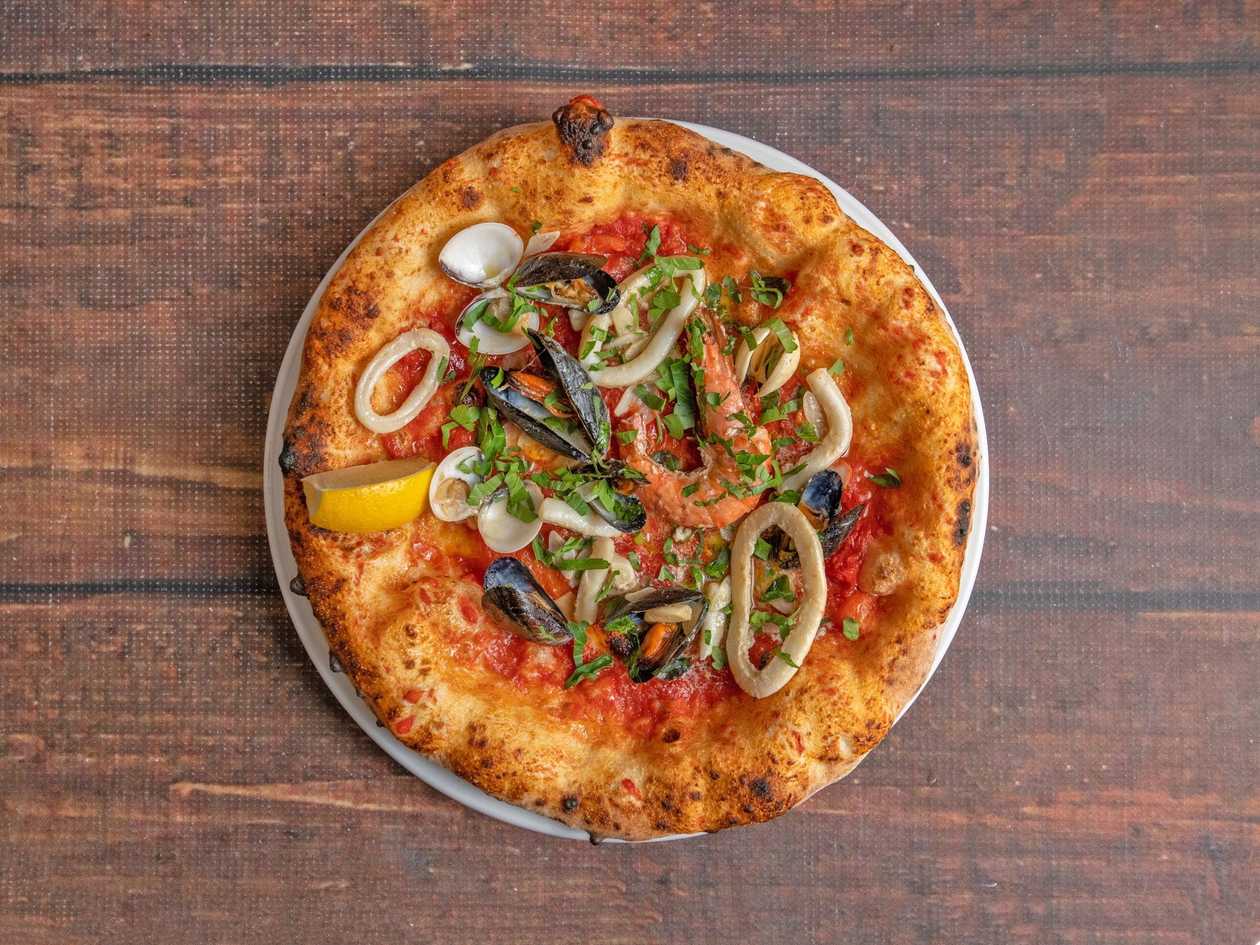Pizza Frutti di Mare alla Pizza Marinara