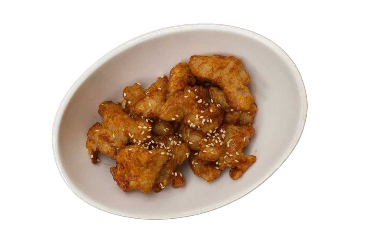 Чікен попкорн у соєвому соусі