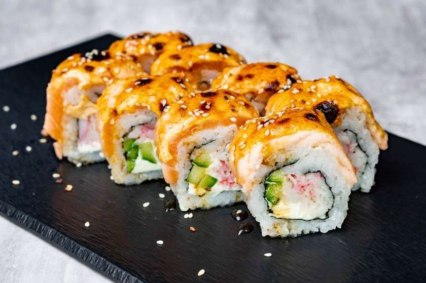 Spicy baked Sakai (8 pcs.)