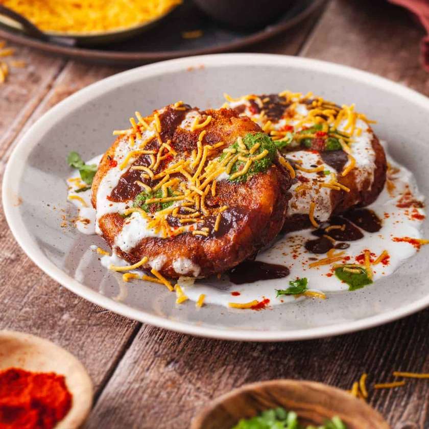 Aloo Tikki Chaat (2 pcs.)