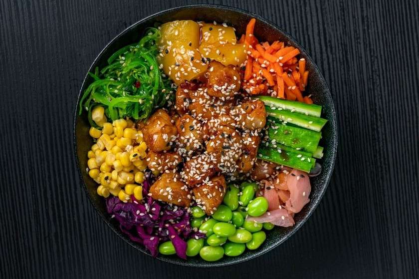 Poke Bowl with chicken